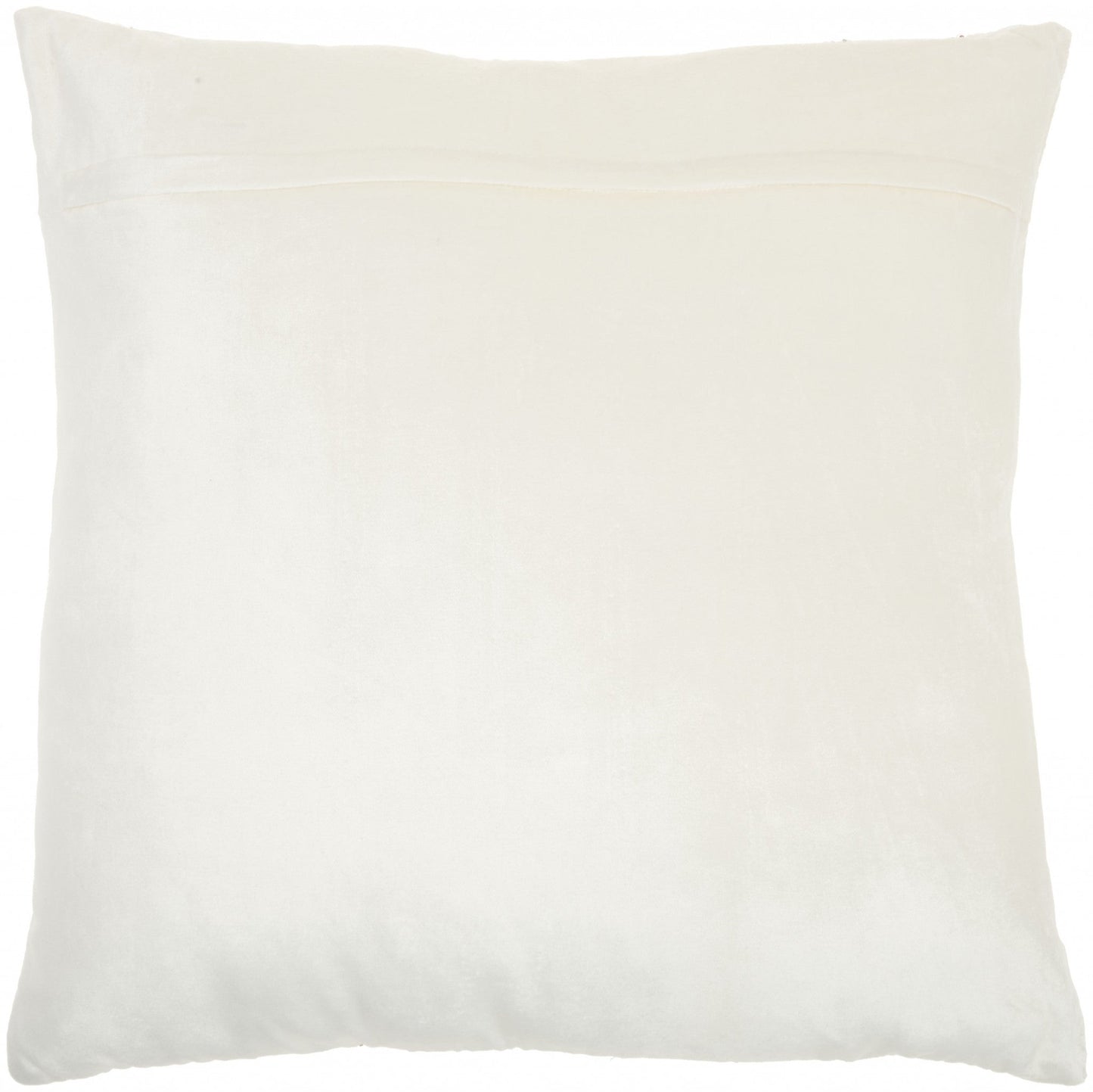 Glam Ivory And Gold Accent Throw Pillow With Beaded Details FurniFindUSA