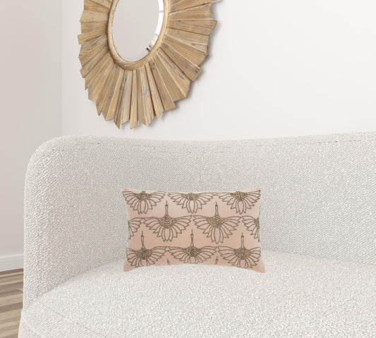 Brilliant Blush Pink Lumbar Pillow FurniFindUSA