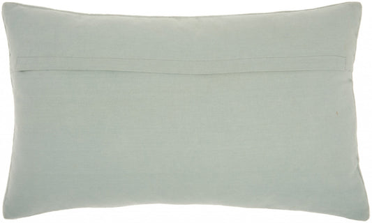 Brilliant Celadon Blue Lumbar Pillow FurniFindUSA