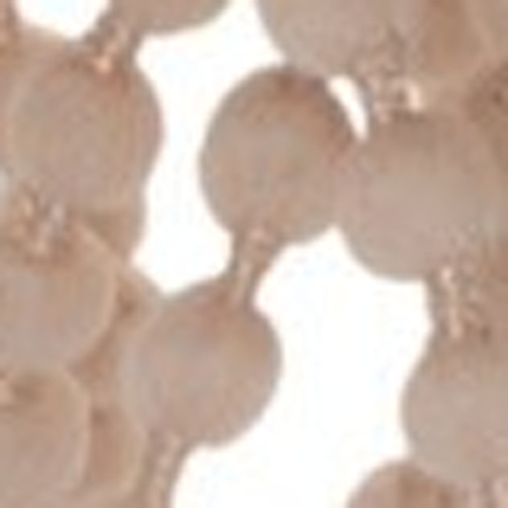 20" Pale Pink Shaggy Beads Square Throw Pillow FurniFindUSA