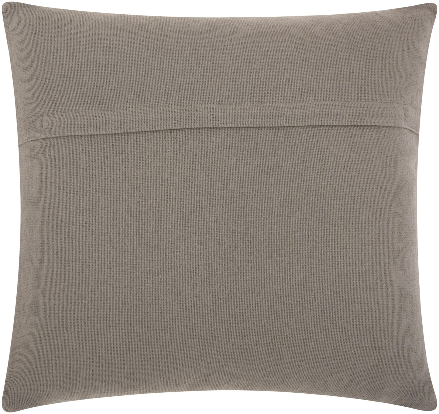 Curly Loops Light Gray Wool Cotton Blend Throw Pillow FurniFindUSA