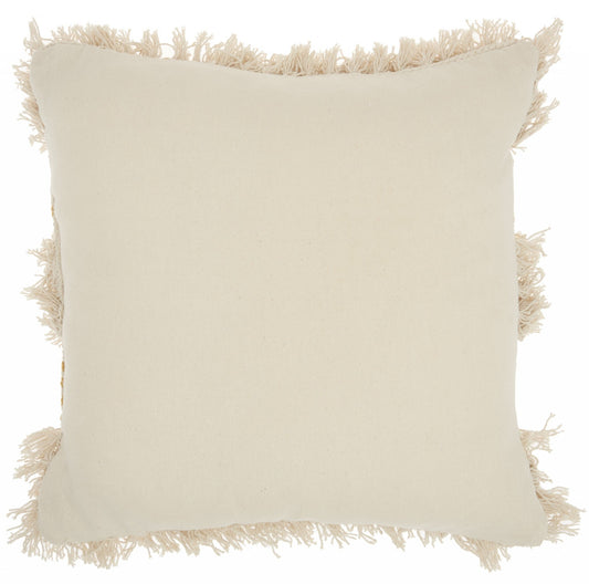 Mustard Diamond Patterned Throw Pillow FurniFindUSA