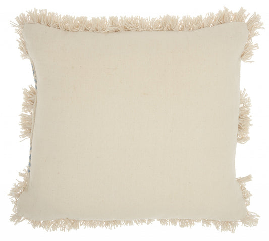 Blue Diamond Patterned Throw Pillow FurniFindUSA