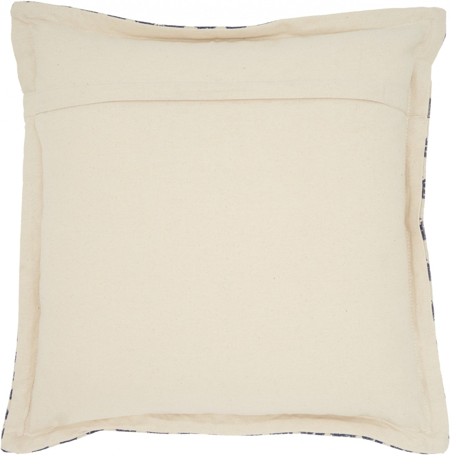 Indigo And Ivory Triangle Design Throw Pillow FurniFindUSA