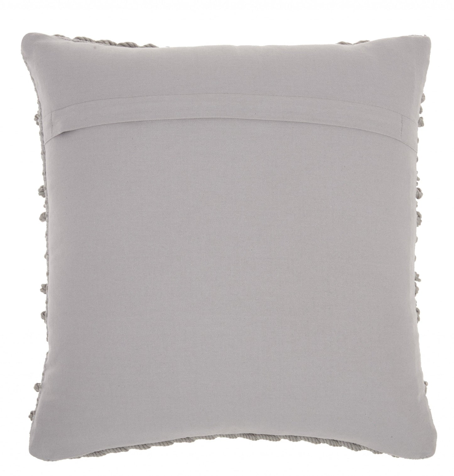Light Gray Textured Dots And Stripes Throw Pillow FurniFindUSA