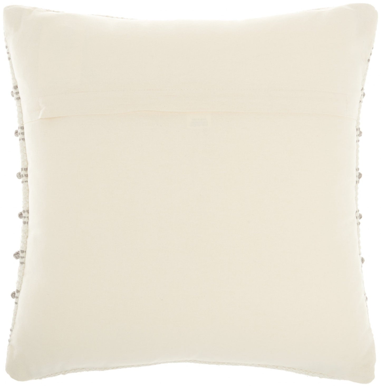 Light Gray And Ivory Textured Stripes Throw Pillow FurniFindUSA
