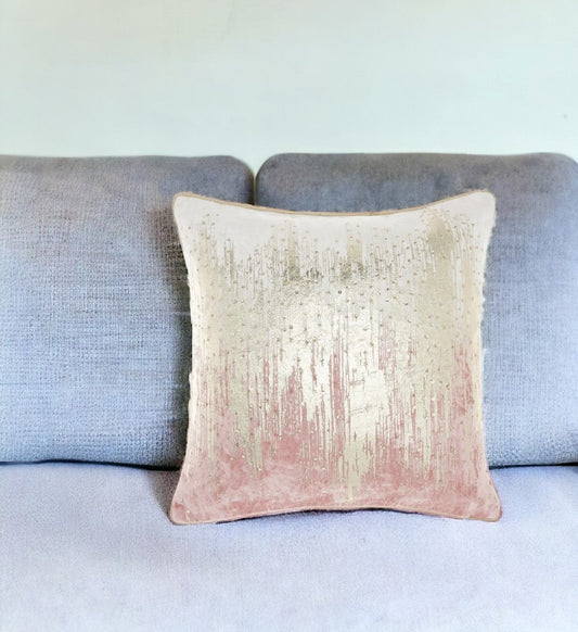 18" Pink Velvet Throw Pillow FurniFindUSA