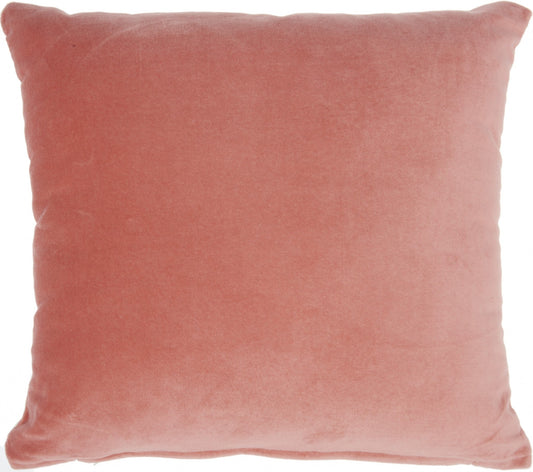 16" Pink Velvet Throw Pillow FurniFindUSA