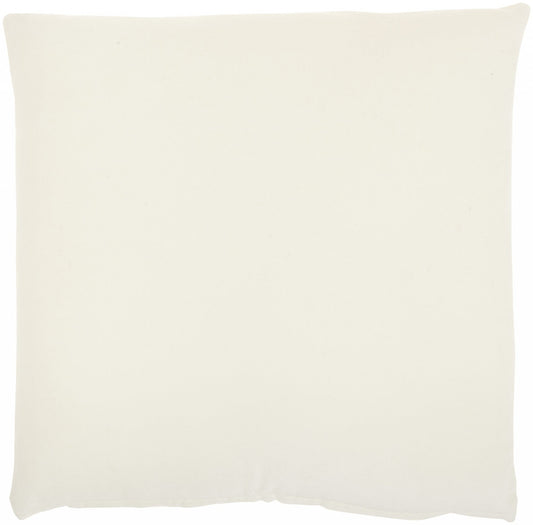 16" Ivory Cotton Throw Pillow FurniFindUSA