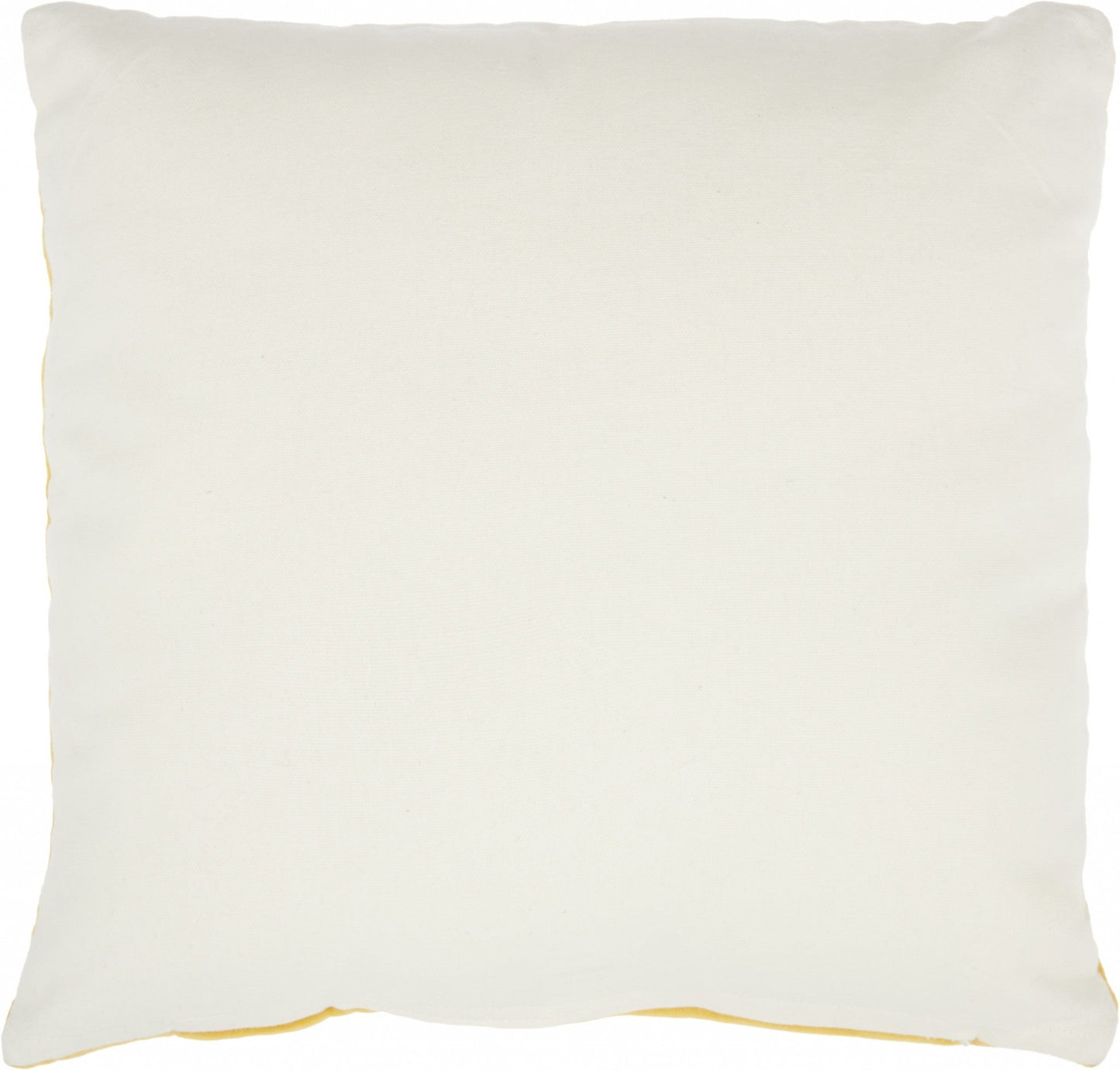 16" X 16" Yellow Solid Color Velvet Throw Pillow FurniFindUSA