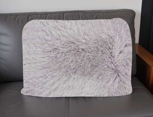 14" X 20" Light Gray Throw Pillow FurniFindUSA
