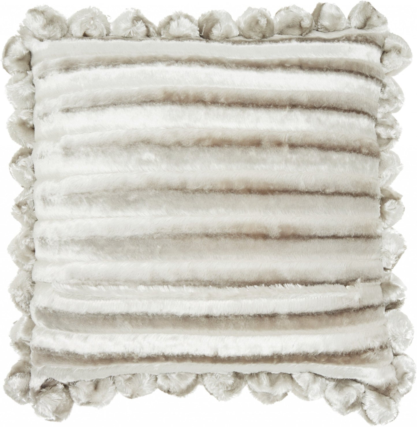 20" Silver Throw Pillow FurniFindUSA