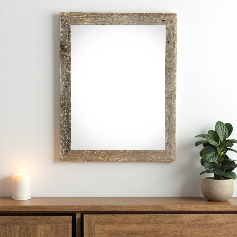 18" x 24" Gray Solid Wood Hanging Picture Frame HomeRoots