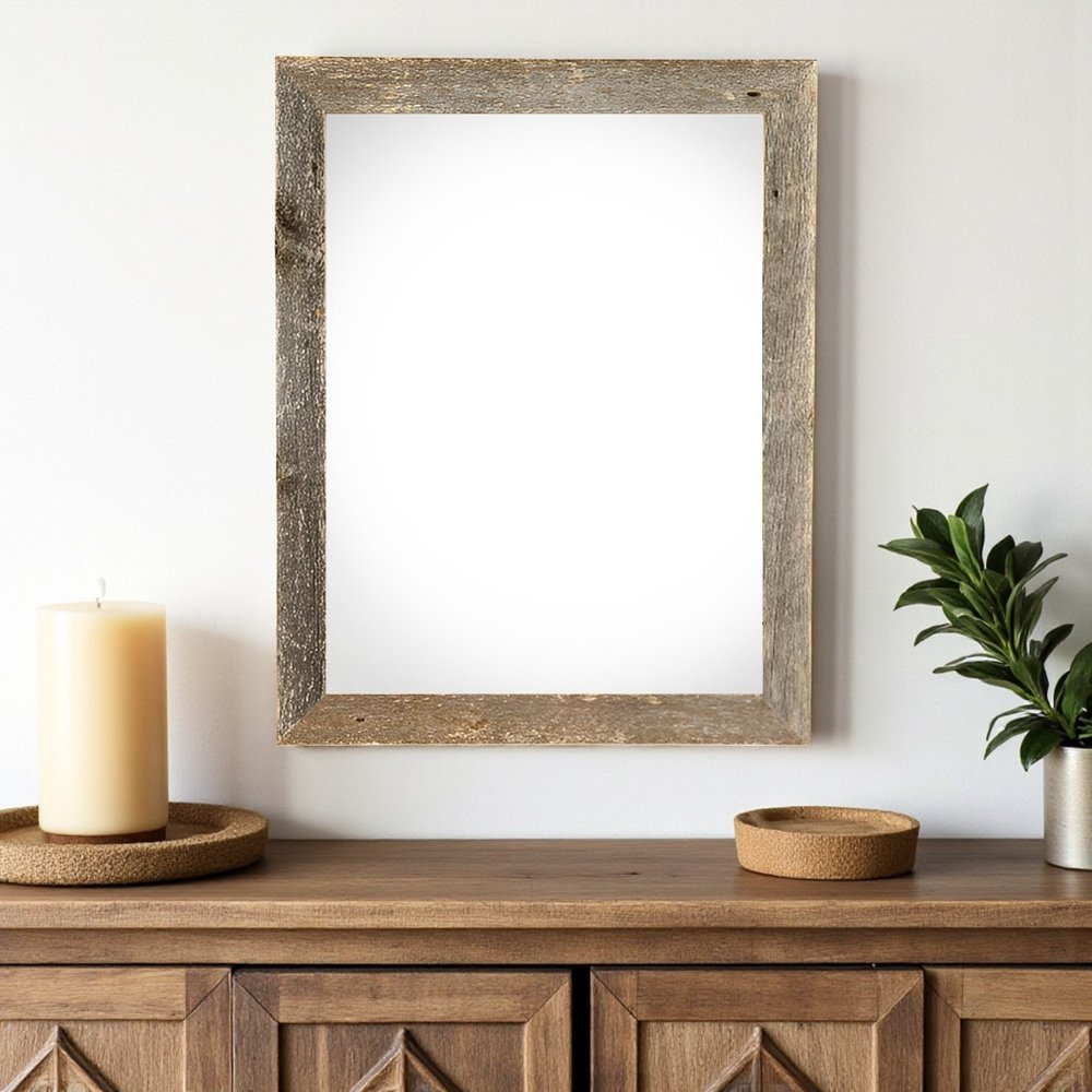 20" x 30" Gray Wood Hanging Picture Frame HomeRoots