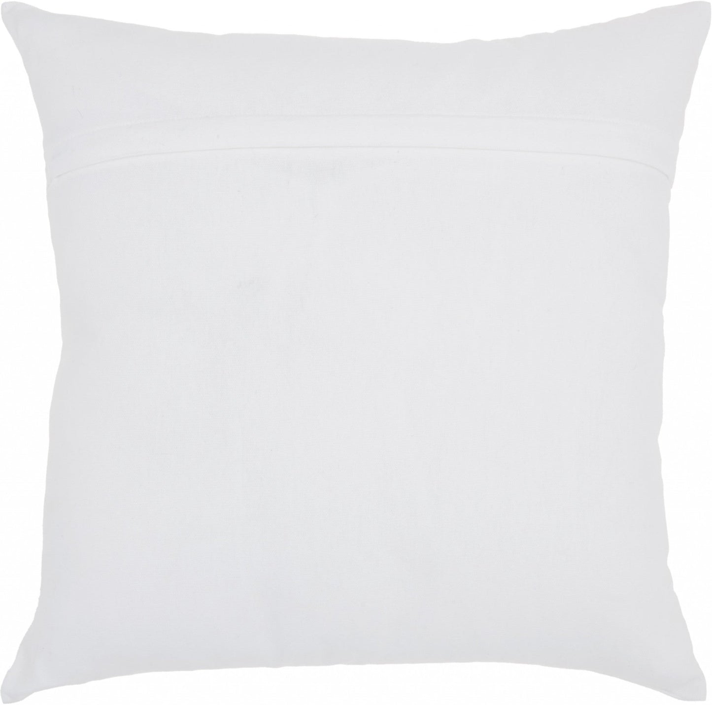 18" Teal and White Llama Cotton Throw Pillow FurniFindUSA
