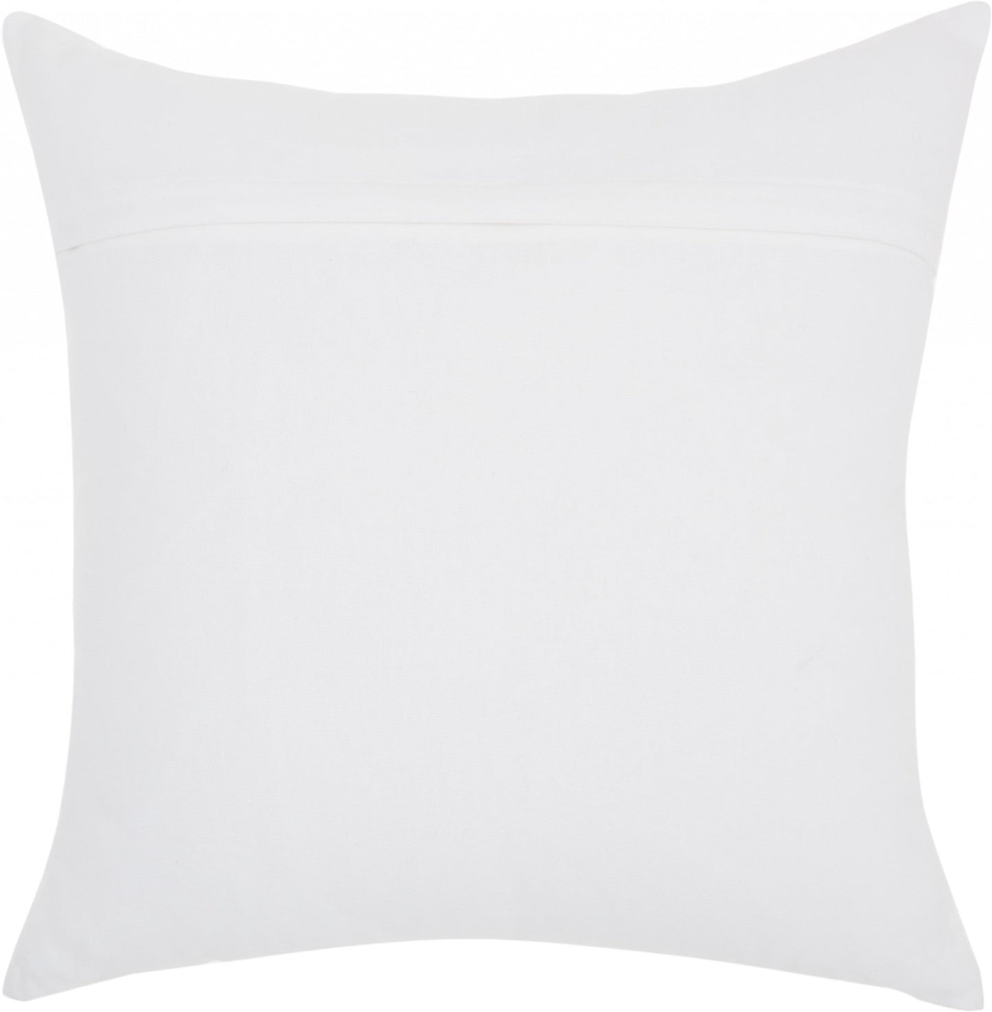 18" Red and White Cotton Throw Pillow FurniFindUSA