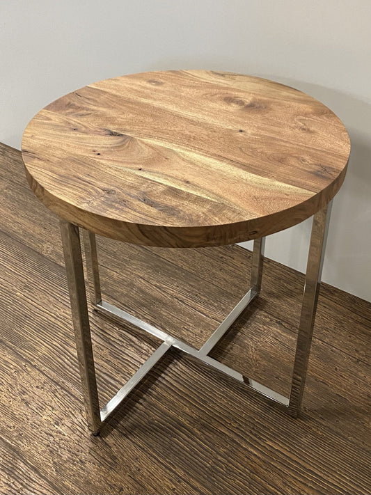 Modern Rustic Side Or End Table HomeRoots