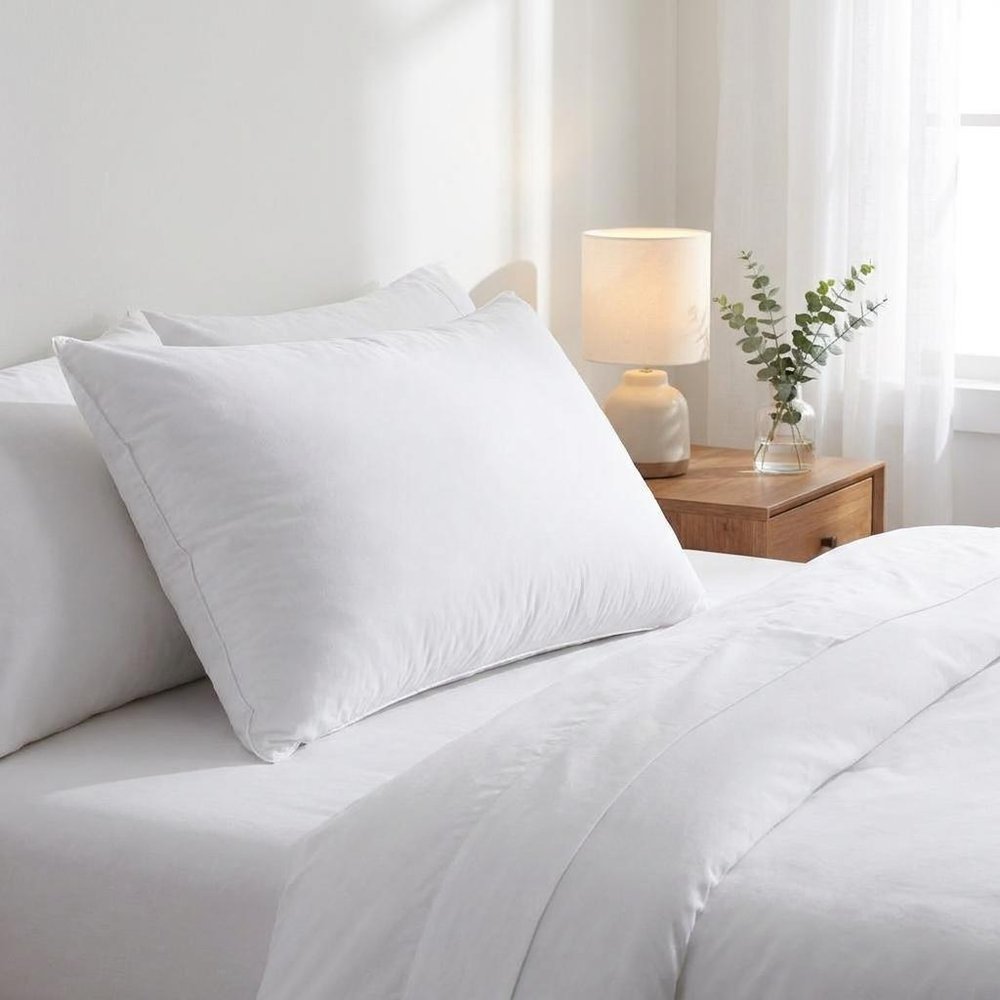 Lux Sateen Down Alternative Standard Size Firm Pillow HomeRoots