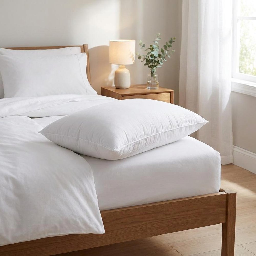 Premium Lux Down Standard Size Firm Pillow HomeRoots