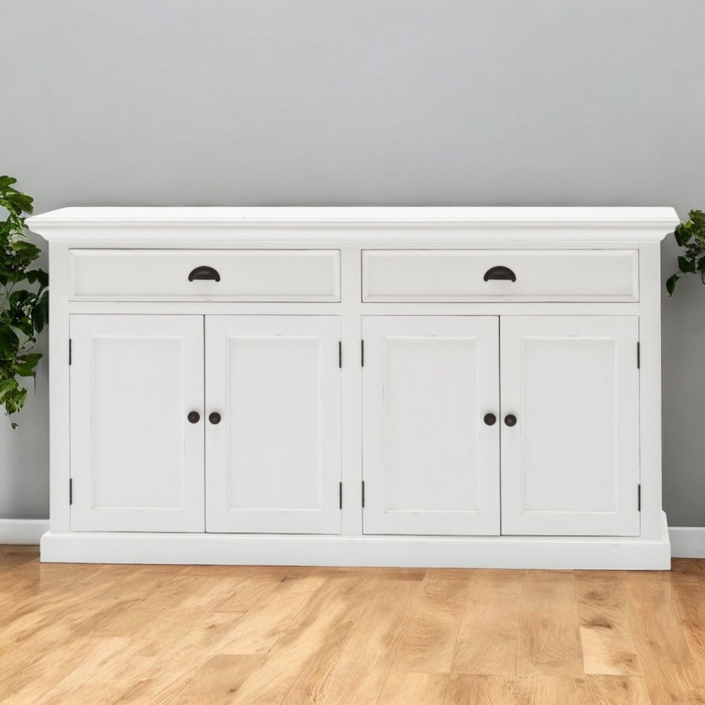 Modern Farmhouse White Buffet Server HomeRoots