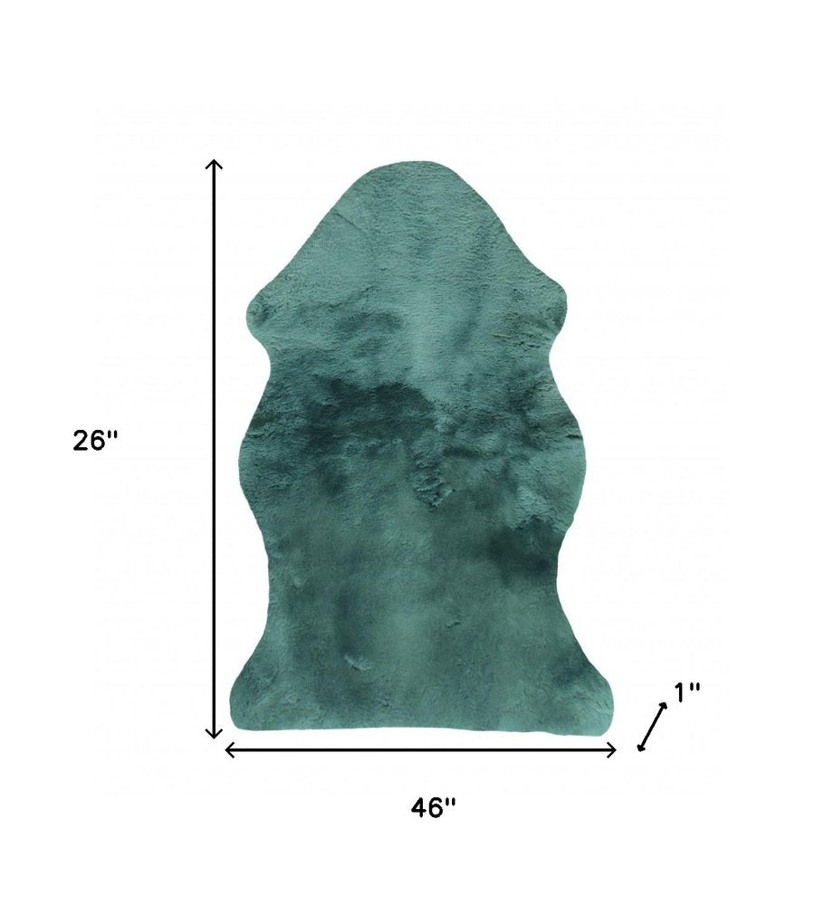 Emerald Plush Medical Grade Sheepskin Throw Blanket HomeRoots