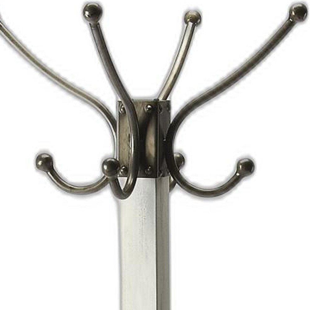 Logan Square White Wood Coat Rack Tree HomeRoots