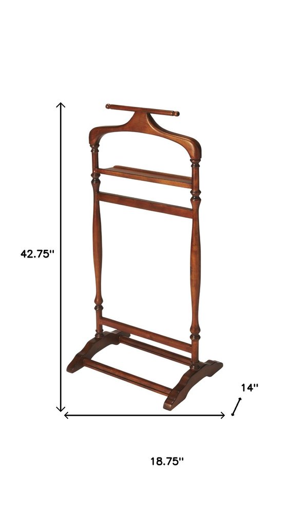 Judson Olive Ash Burl Valet Stand HomeRoots