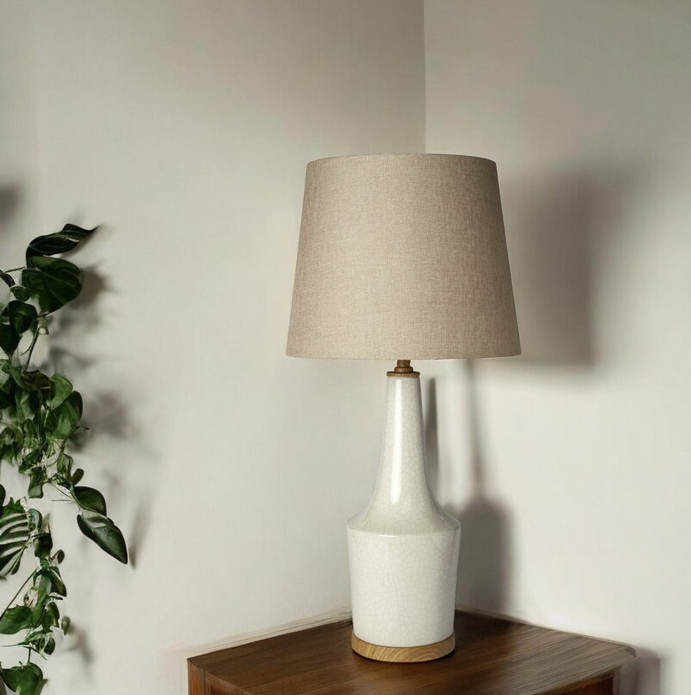 29" Brown Lamp Base LED With Brown Shade HomeRoots