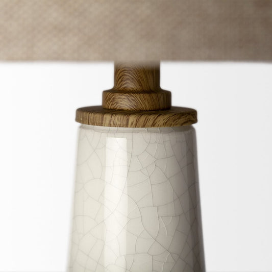 29" Brown Lamp Base LED With Brown Shade HomeRoots