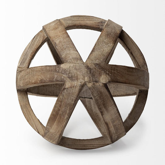 8" Brown Polyresin Tabletop Sculpture HomeRoots