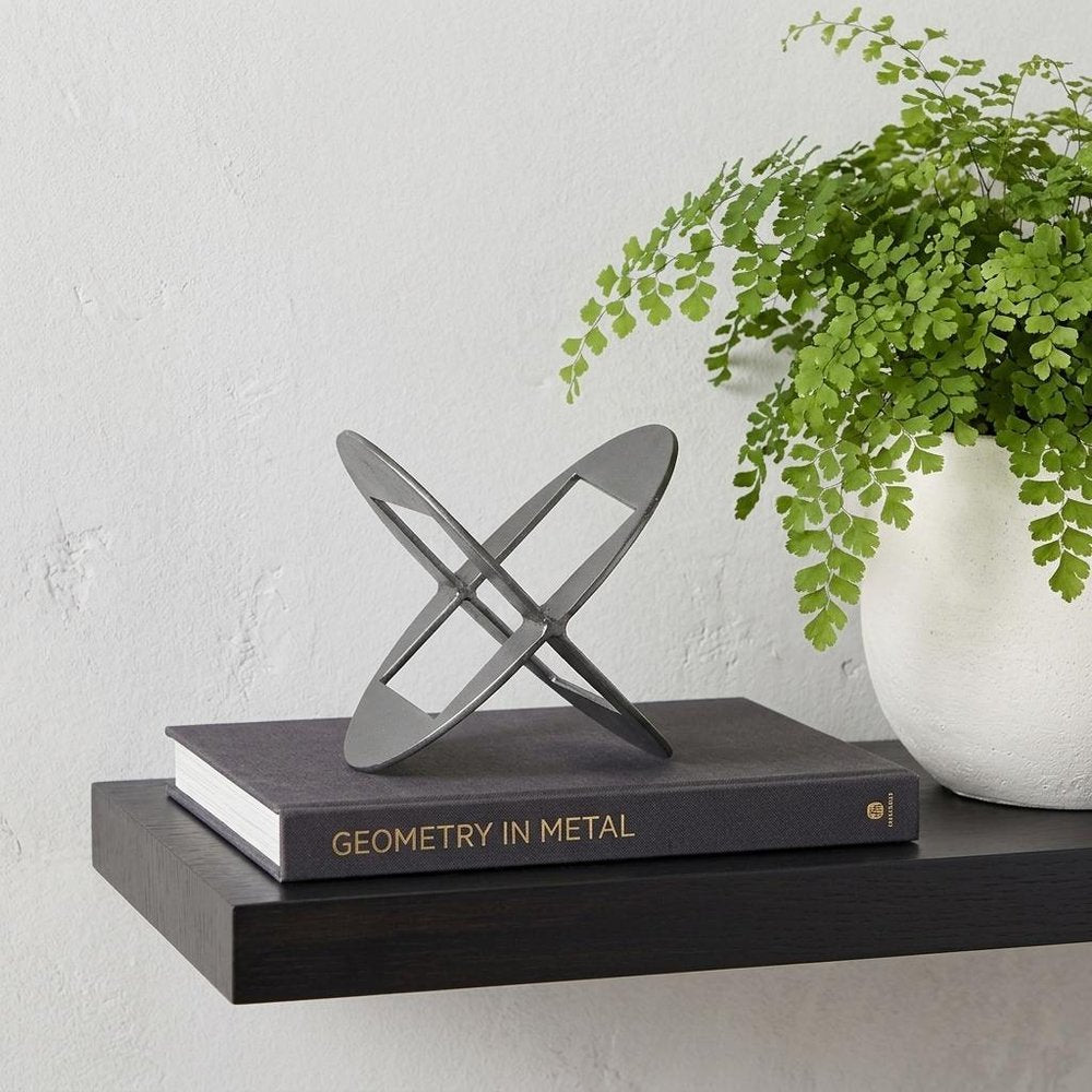 6" Black Cast Iron Tabletop Sculpture HomeRoots