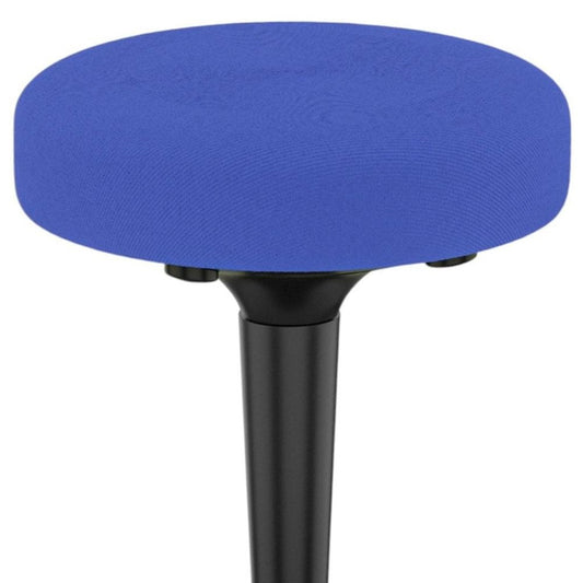 Blue and Black Adjustable Height Swivel Office Chair HomeRoots