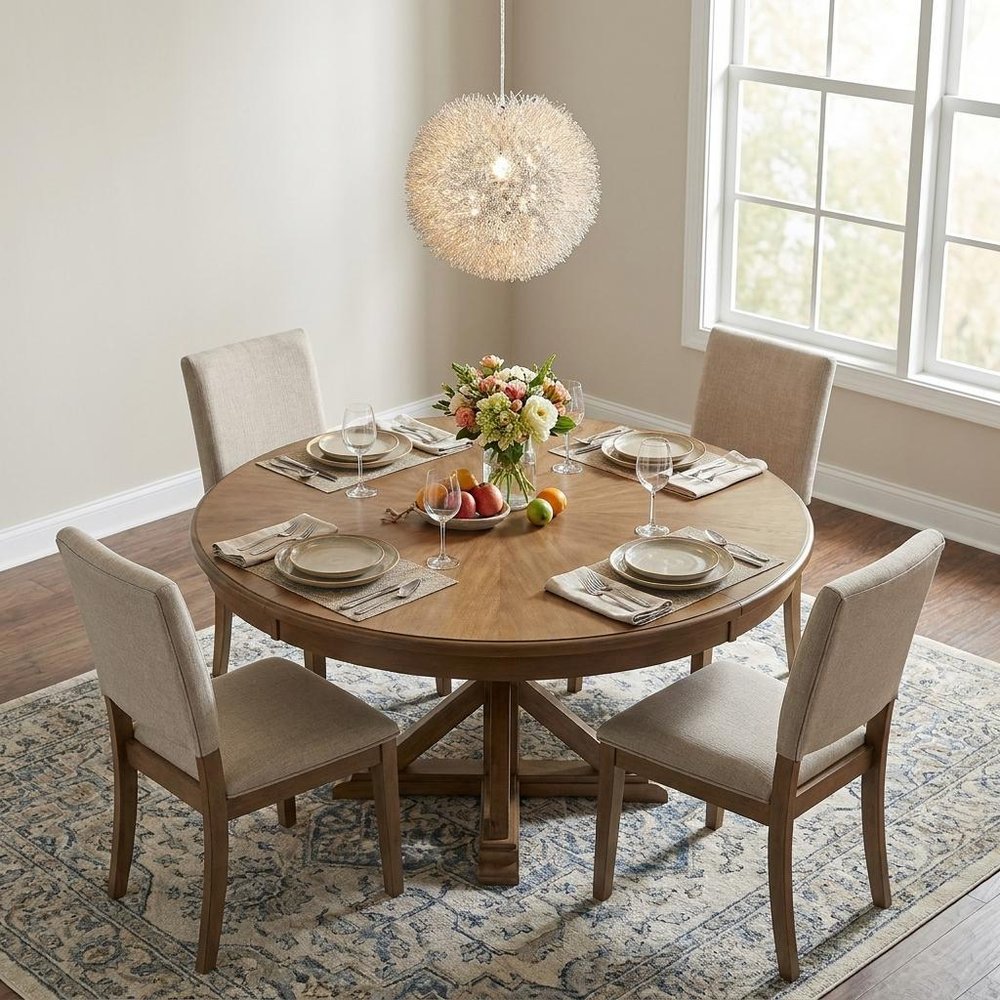 Luminary 1-Light Metallic Silver Pendant With Hand Woven Aluminum Wire Shade (15") HomeRoots