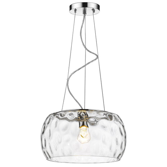 Clear Metal Dimmable Ceiling Light With White Shades HomeRoots