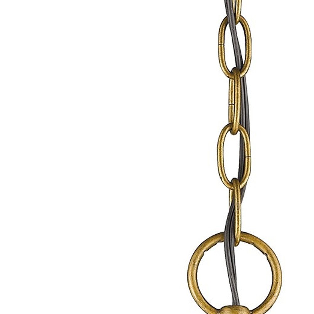 Gold Candle Style Three Light Crystal Metal Dimmable Chandelier HomeRoots