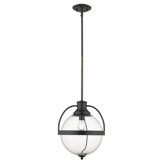 Kassian 1-Light Oil-Rubbed Bronze Pendant HomeRoots