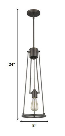Bronze Iron Dimmable Ceiling Light HomeRoots