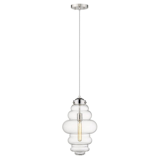 Ballina 1-Light Polished Nickel Mini-Pendant HomeRoots