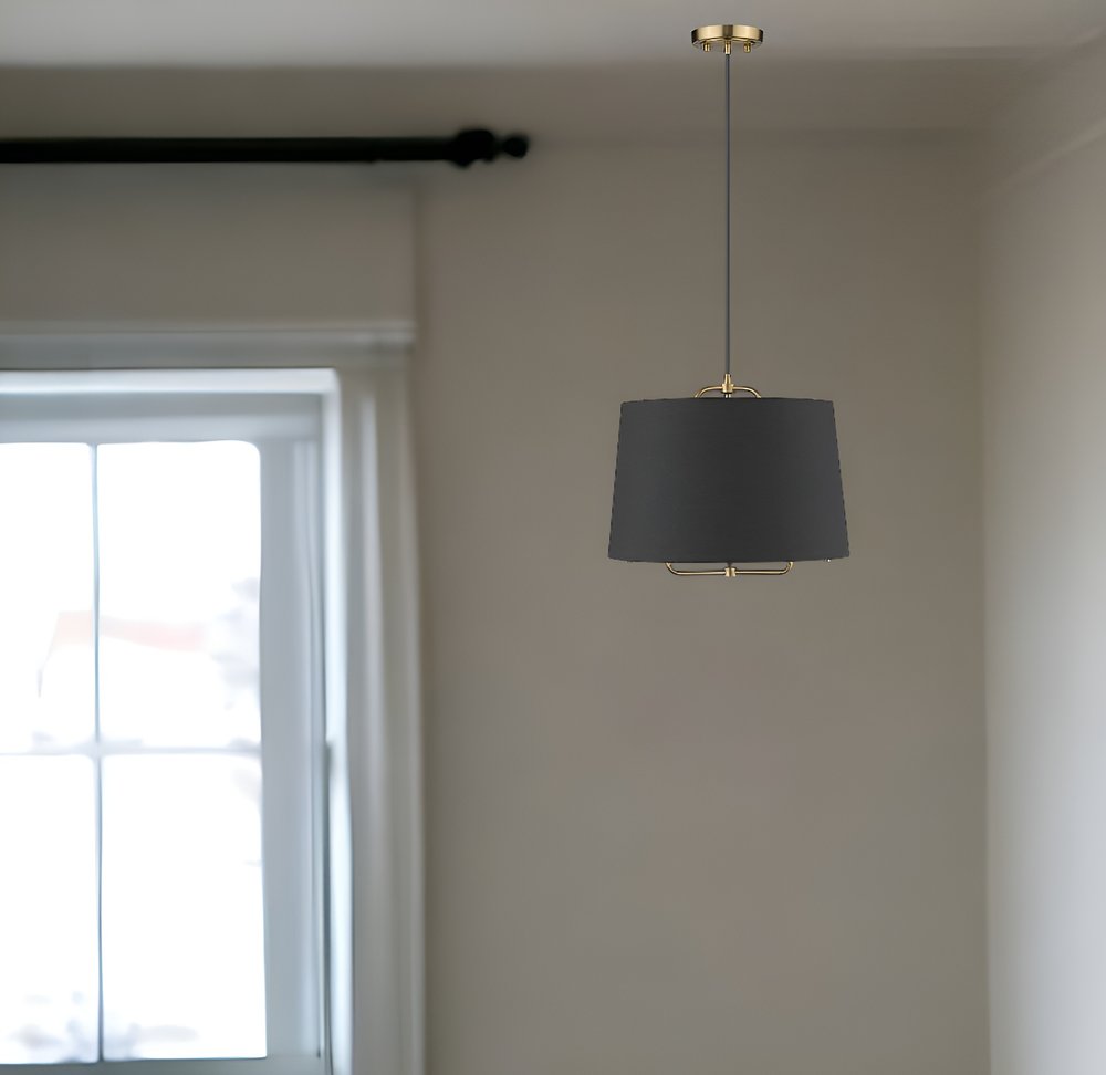 Lamia 1-Light Gold Mini Pendant HomeRoots