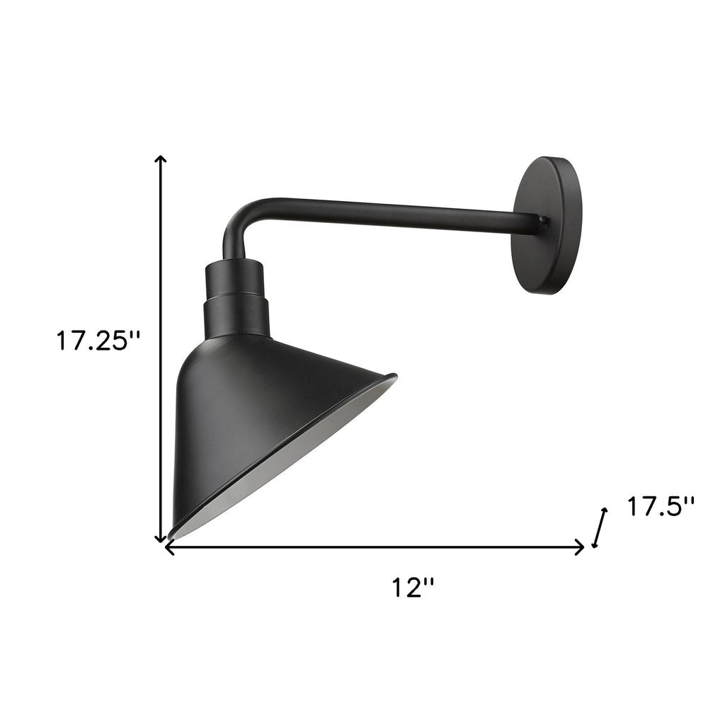 Black Dimmable Outdoor Hanging Light With Black Shades HomeRoots