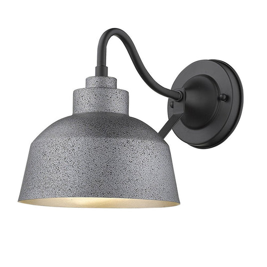 Barnes 1-Light Gray Wall Light HomeRoots