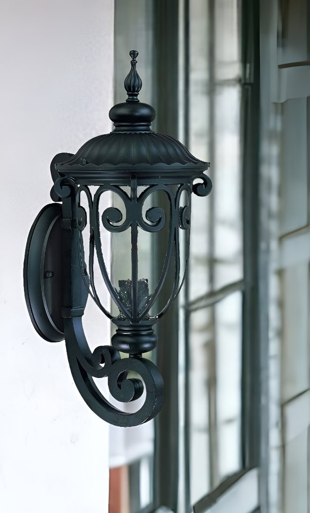 Traditional Matte Black Wall Sconce HomeRoots
