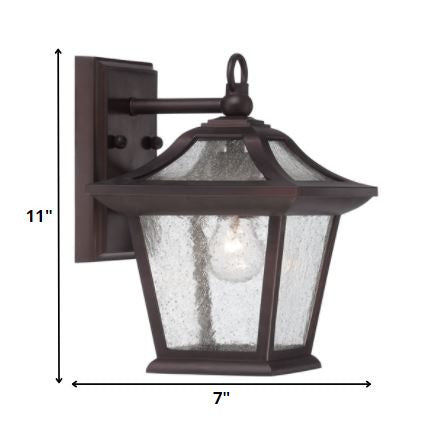 Antique Bronze Birdhouse Shape Outdoor Wall Light HomeRoots