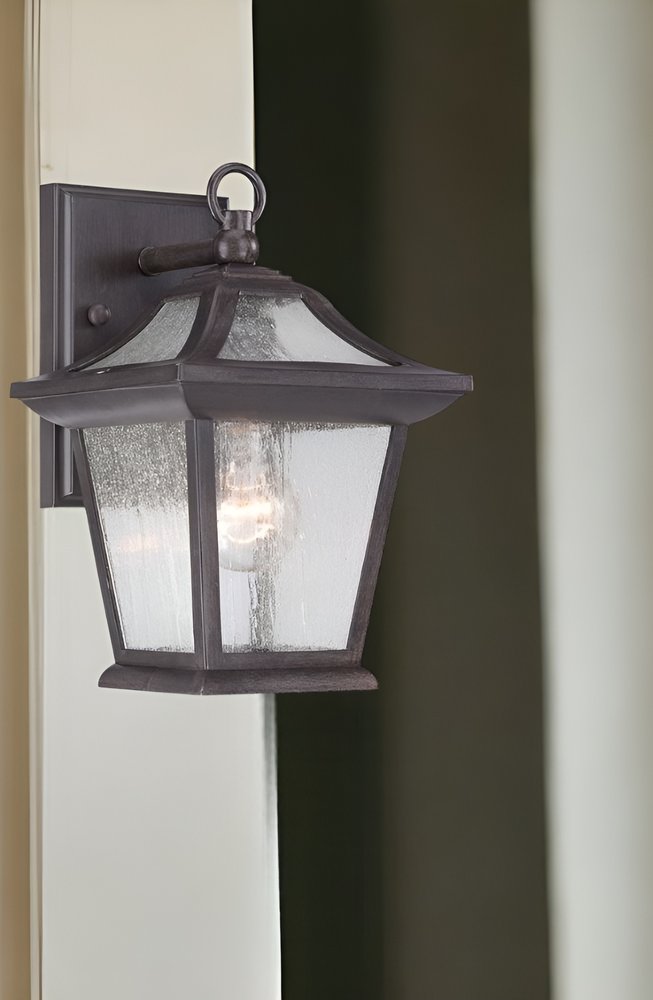 Matte Black Birdhouse Shape Outdoor Wall Light HomeRoots