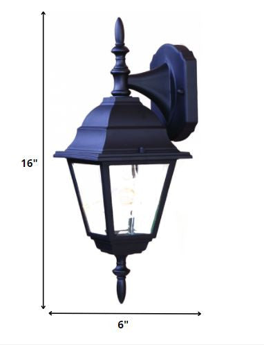 Black Swing Arm Outdoor Wall Light HomeRoots