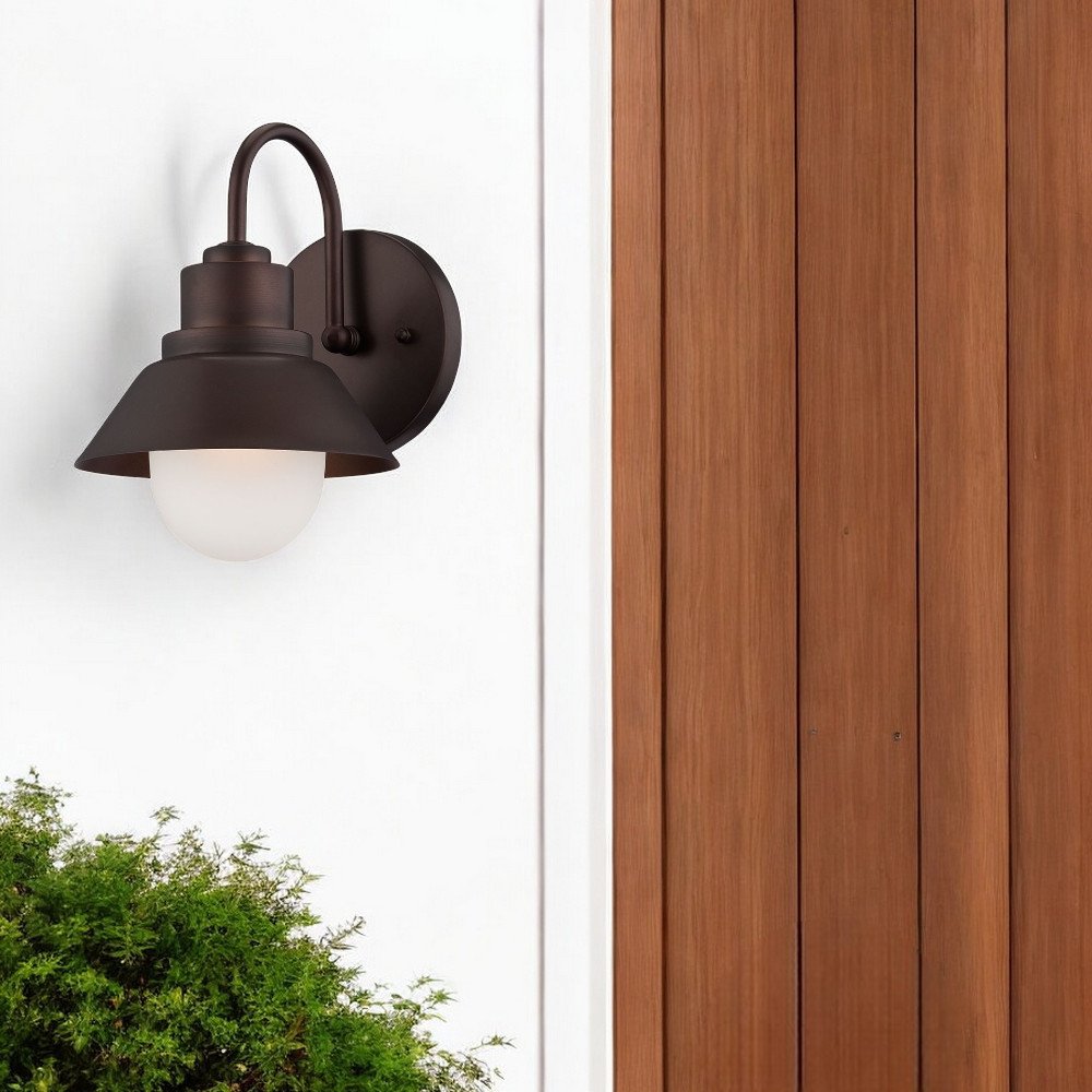 Bronze Lamp Shade Wall Light HomeRoots