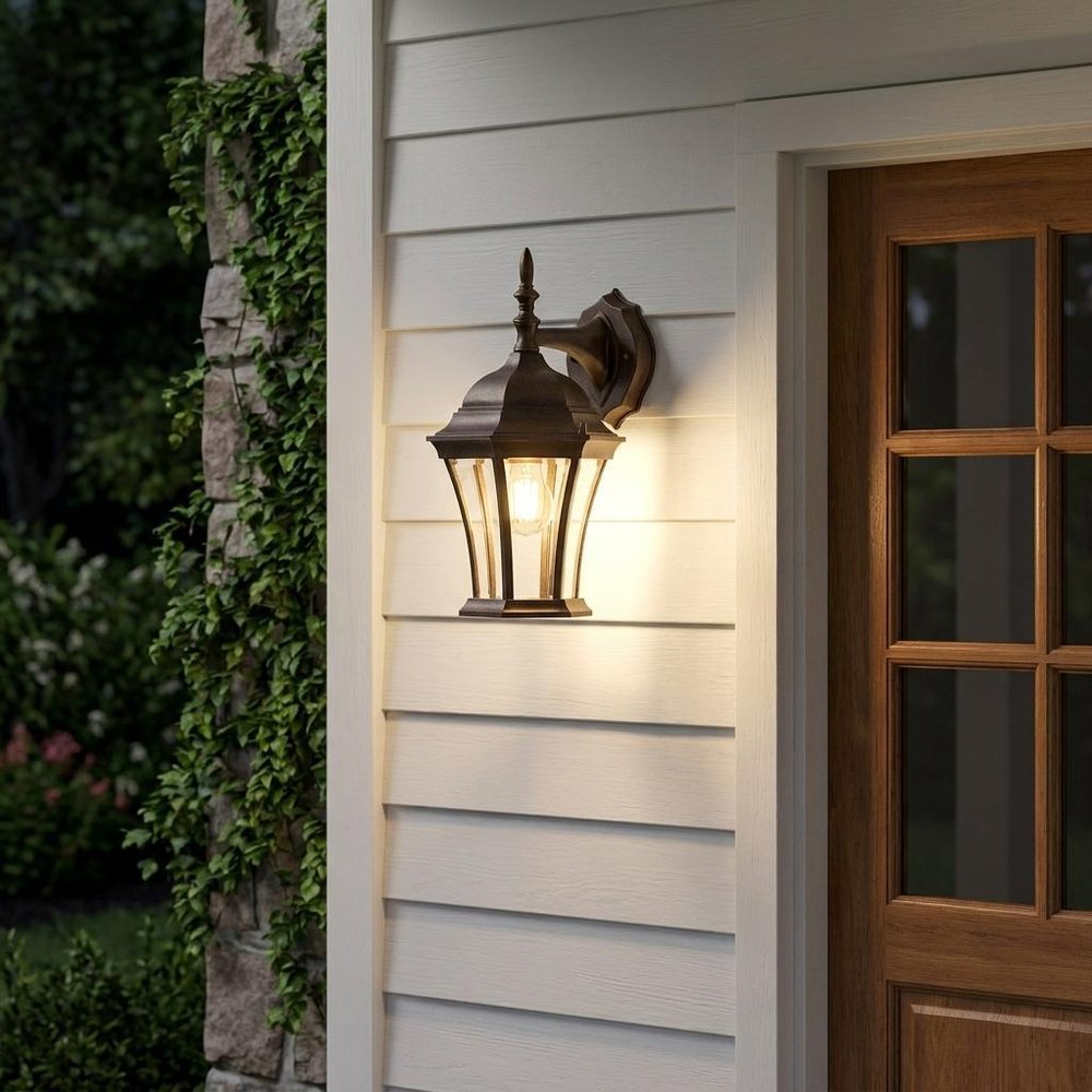 Dark Brown Hanging Carousel Lantern Wall Light HomeRoots