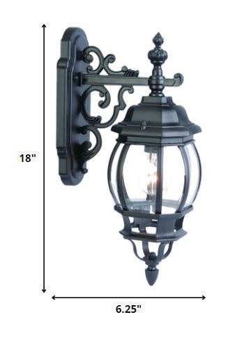 Matte Black Hanging Glass Globe Wall Light HomeRoots