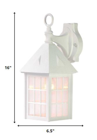White House Shaped Wall Light HomeRoots