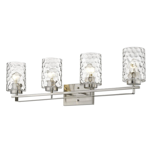 Livvy 4-Light Satin Nickel Vanity HomeRoots